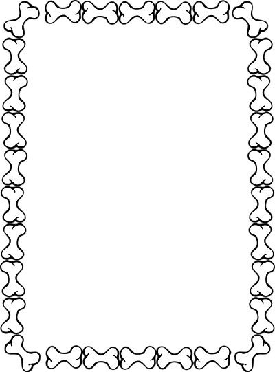 Dog Borders Free Download Clip Art On Clipart Border - Dear Mrs Larue Activities (400x541)