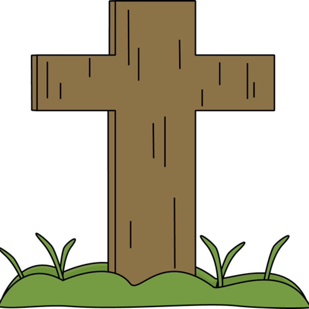 Easter Cross In The Grass - Easter Cross Clipart Png (1024x1024)