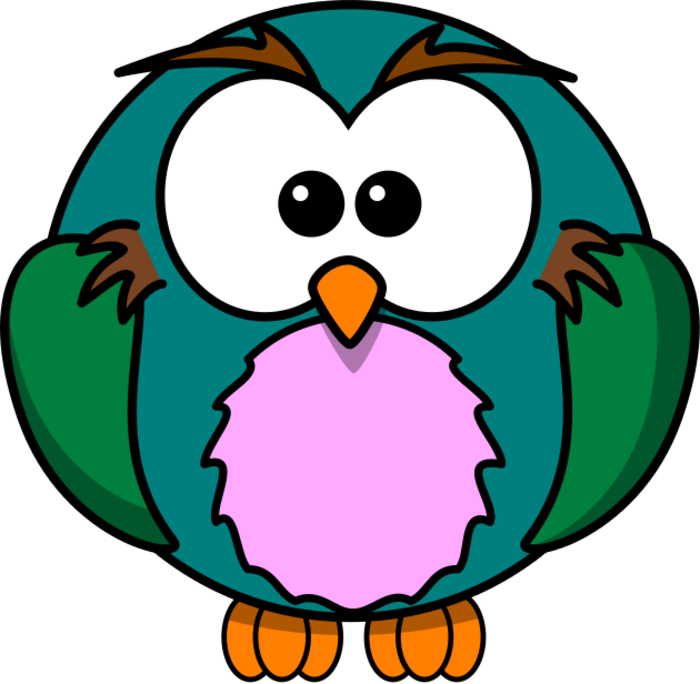 Cute Animals Cartoon Free Download Clip Art - Cartoon Owl (700x684)