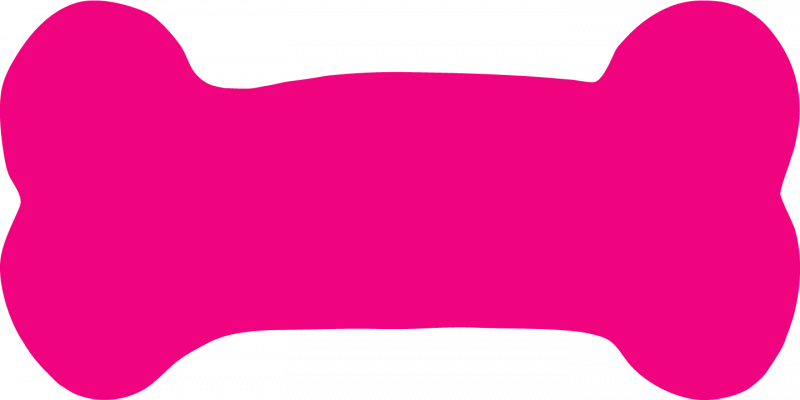 Pink Dog Bone Clip Art Free Clipart Images - Paw Patrol Pink Bone (800x400)