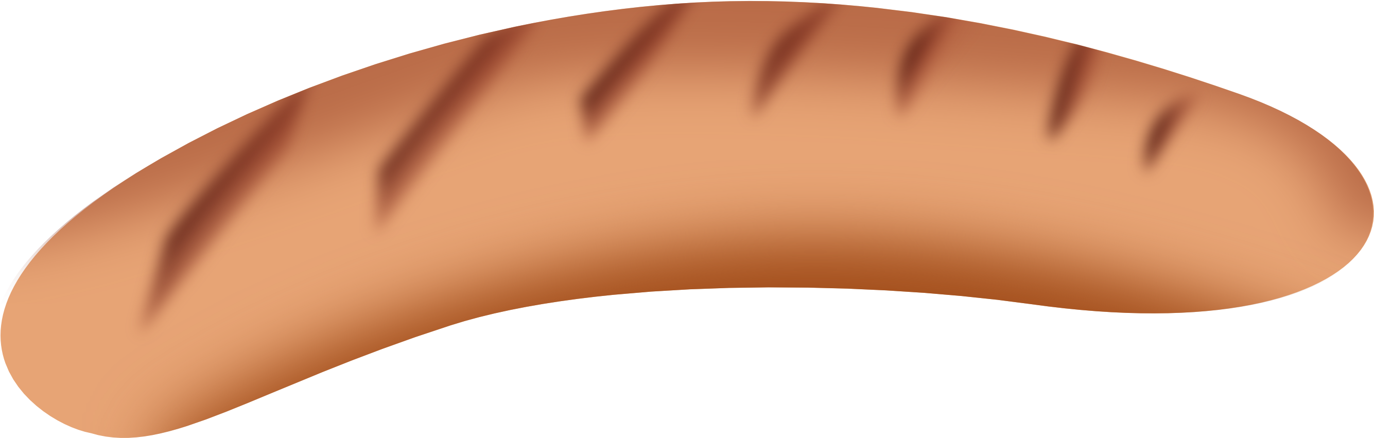 Hot Dog Clipart Sausage Sizzle - Inflatable (3333x1441)