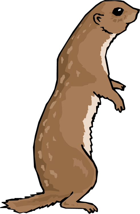 Dog Clip Art - Prairie Dog Clip Art (492x750)