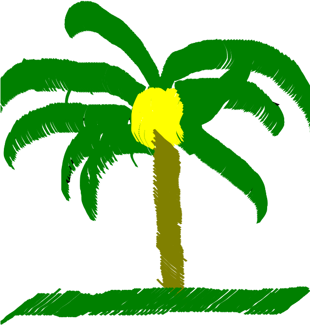 Palma De Cera Colombiana - Clip Art (636x900)