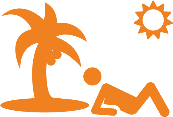 At The Beach - Vector Graphics (700x700)