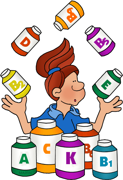 Vitamins - Vitamins Clipart (468x648)