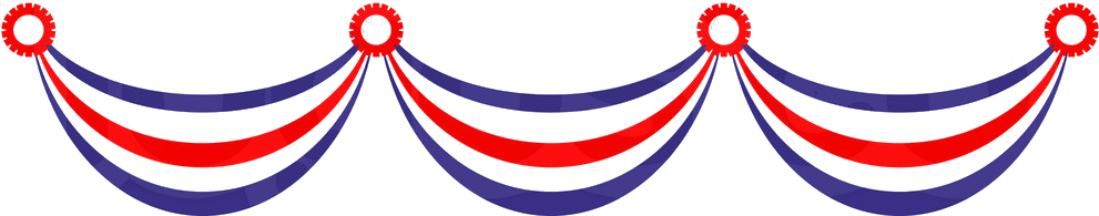 Patriotic Transparent Images - Arandelas De Presion (1024x224)