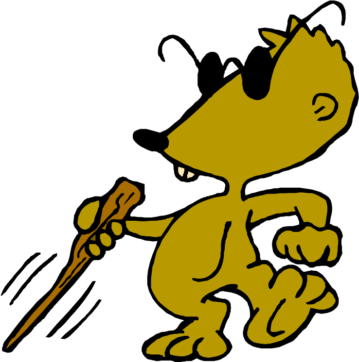 Mole Clipart Chemistry Mole - Blind As A Bat (750x750)