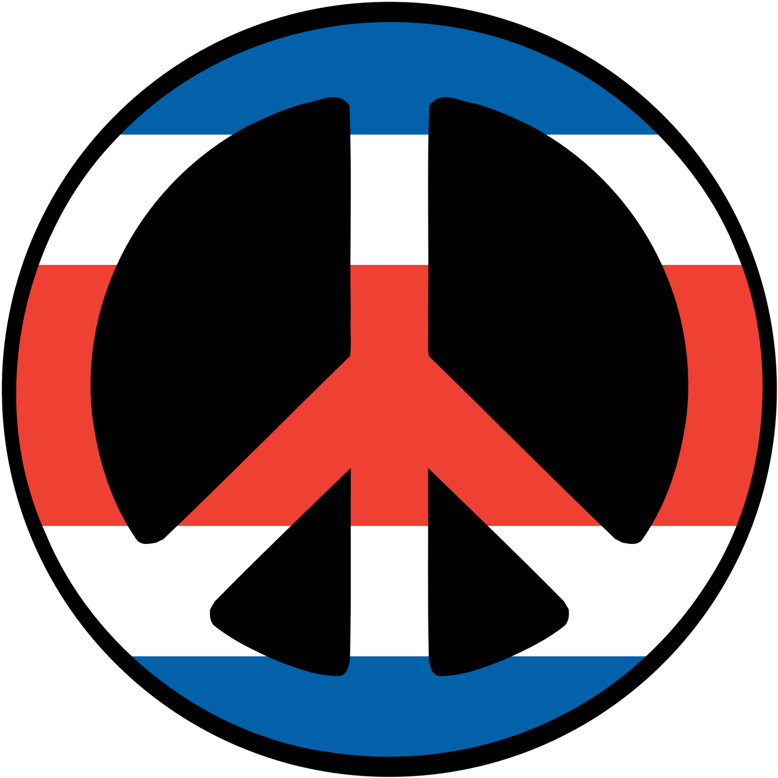 Peace Signs Clip Art - Peace In Costa Rica (1600x1600)