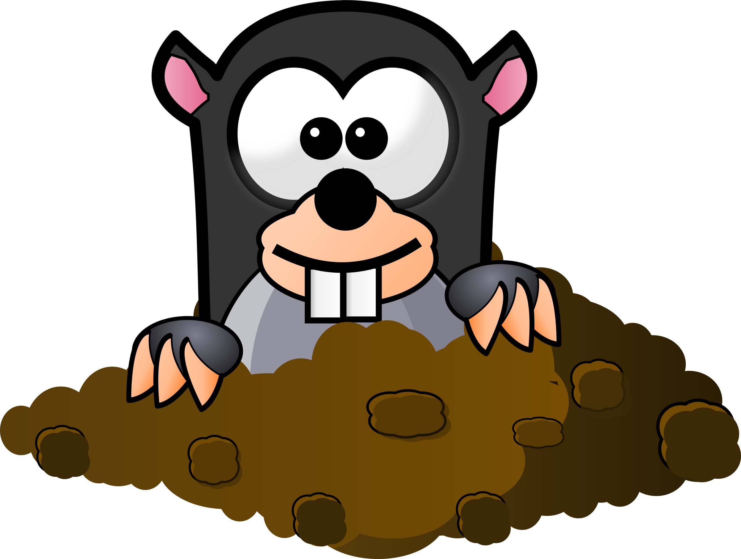 Big Image - Mole Cartoon (2400x1810)