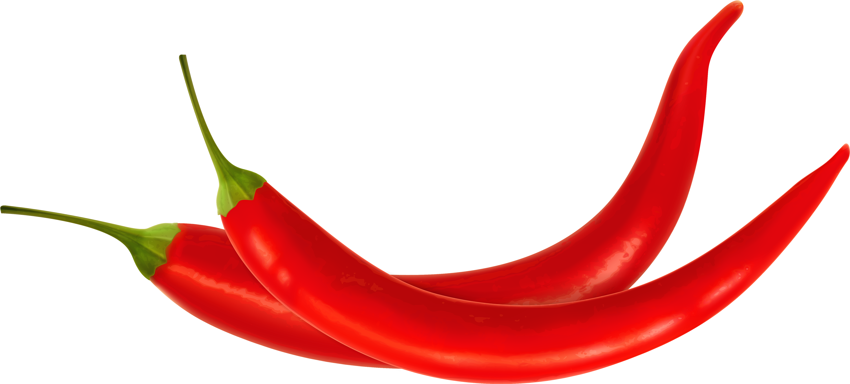 Red Chili Peppers Png Clipart - Chili Vector Png (3000x1354)