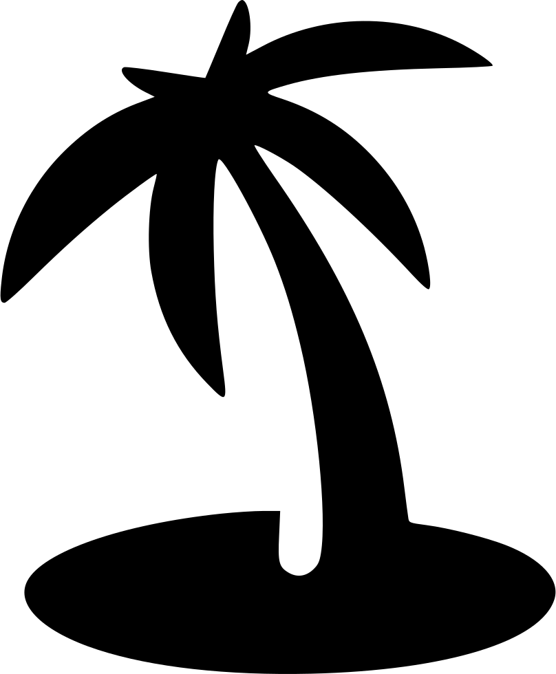Beach Palm Island Comments - Beach Icon Transparent (808x980)