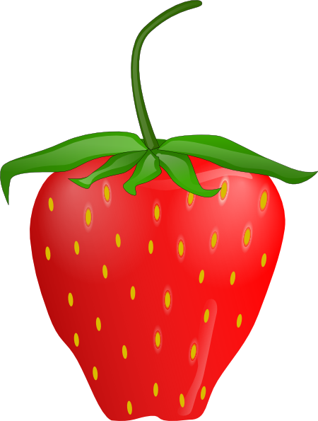 Free Vector Strawberry Clip Art - Strawberry Clip Art (567x750)