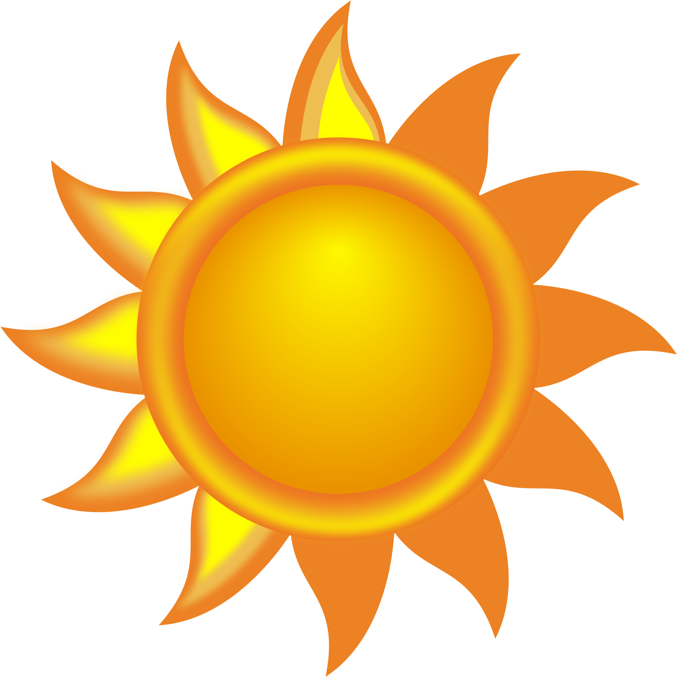 Decorative Sun Png Clip Arts - Sun Clipart (2400x2400)