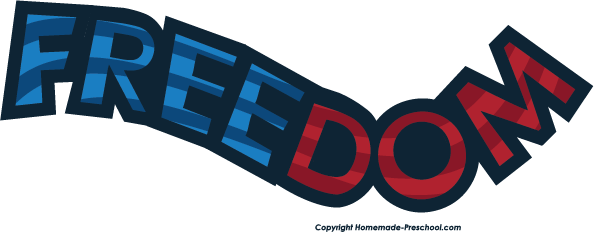 Click To Save Image - Freedom Clipart Transparent (594x232)