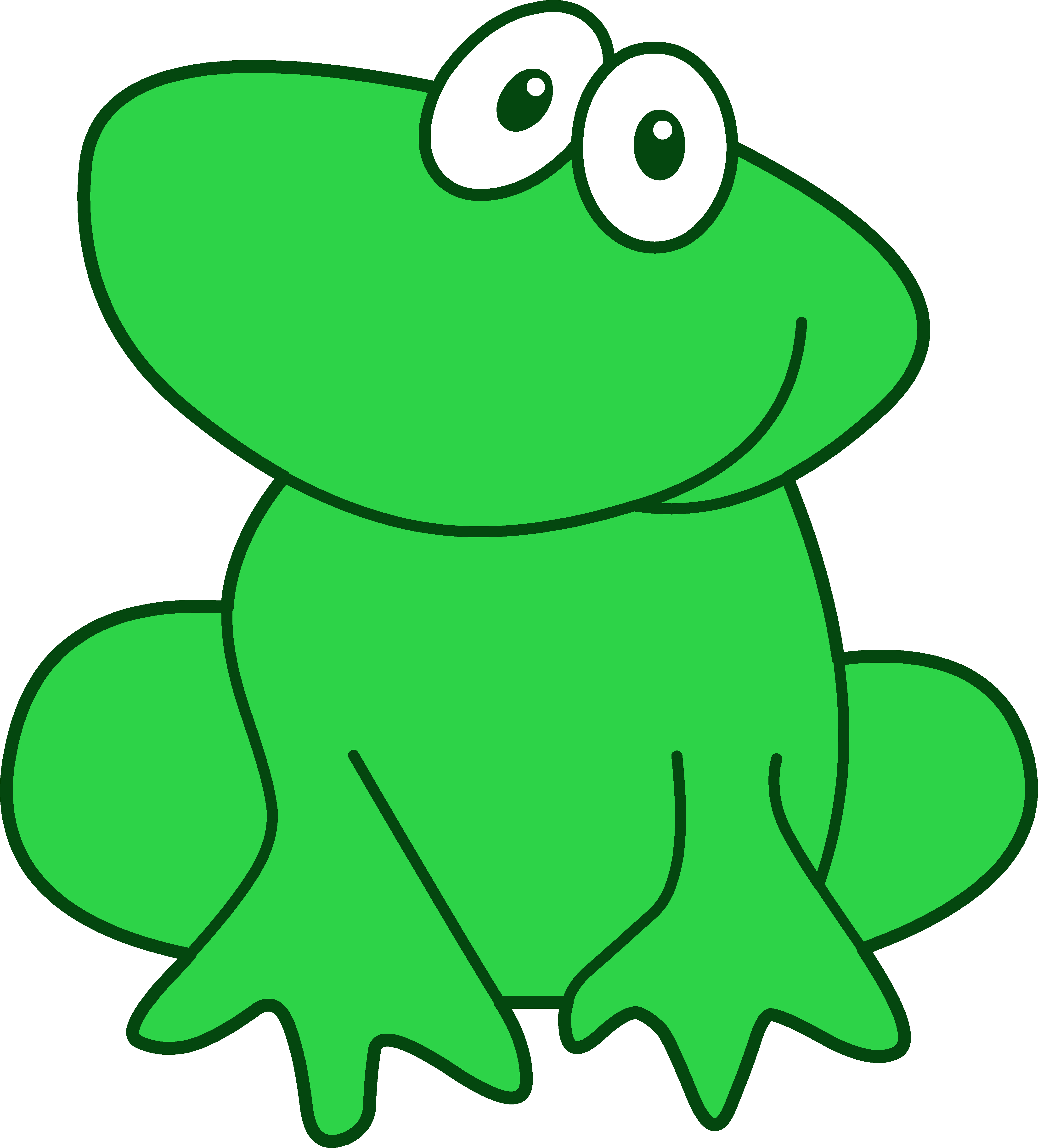 Cute Little Green Frog - Imagenes De Color Green (4336x4797)