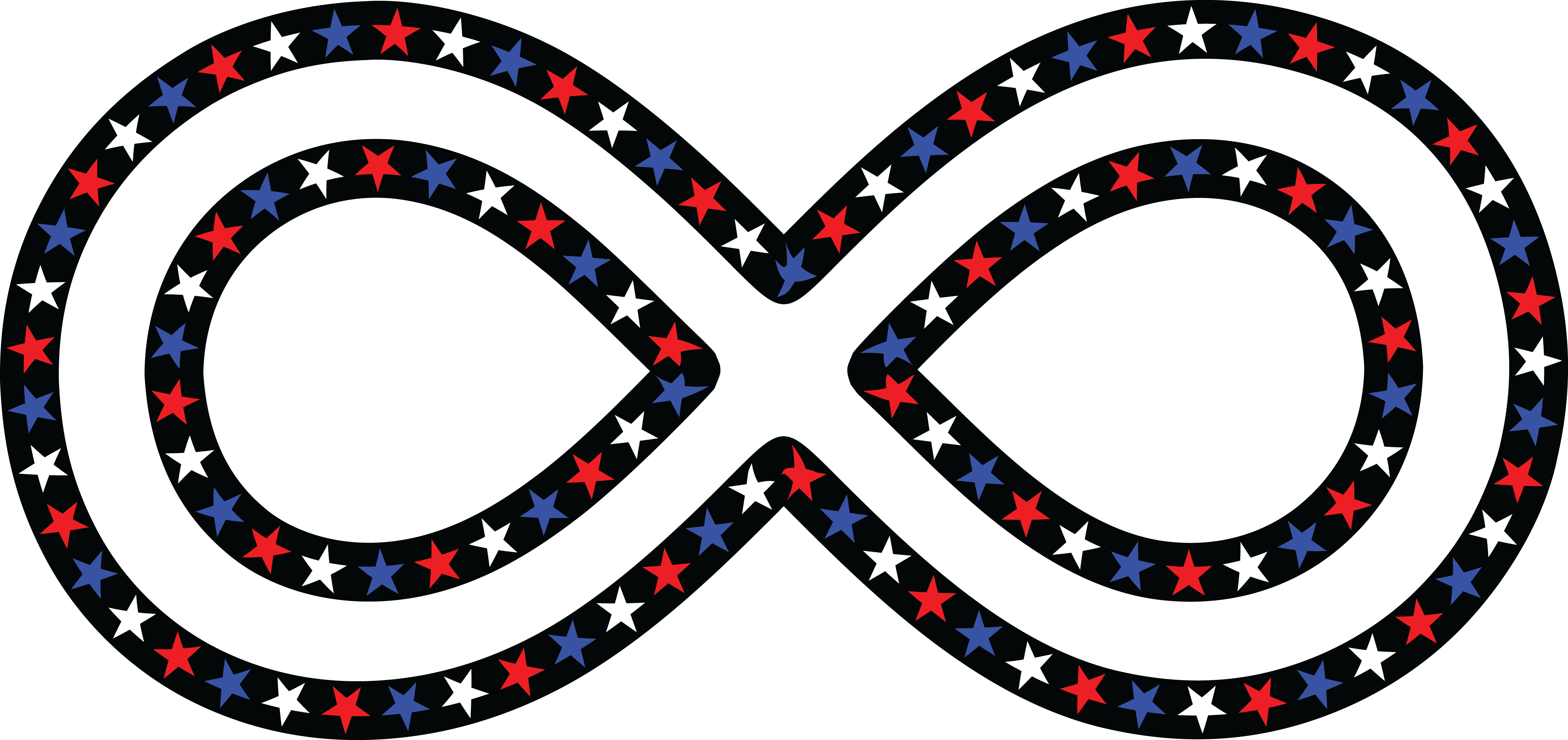 - Eps, - Svg, - Free Clipart Of A Patriotic - Circle (4000x1888)