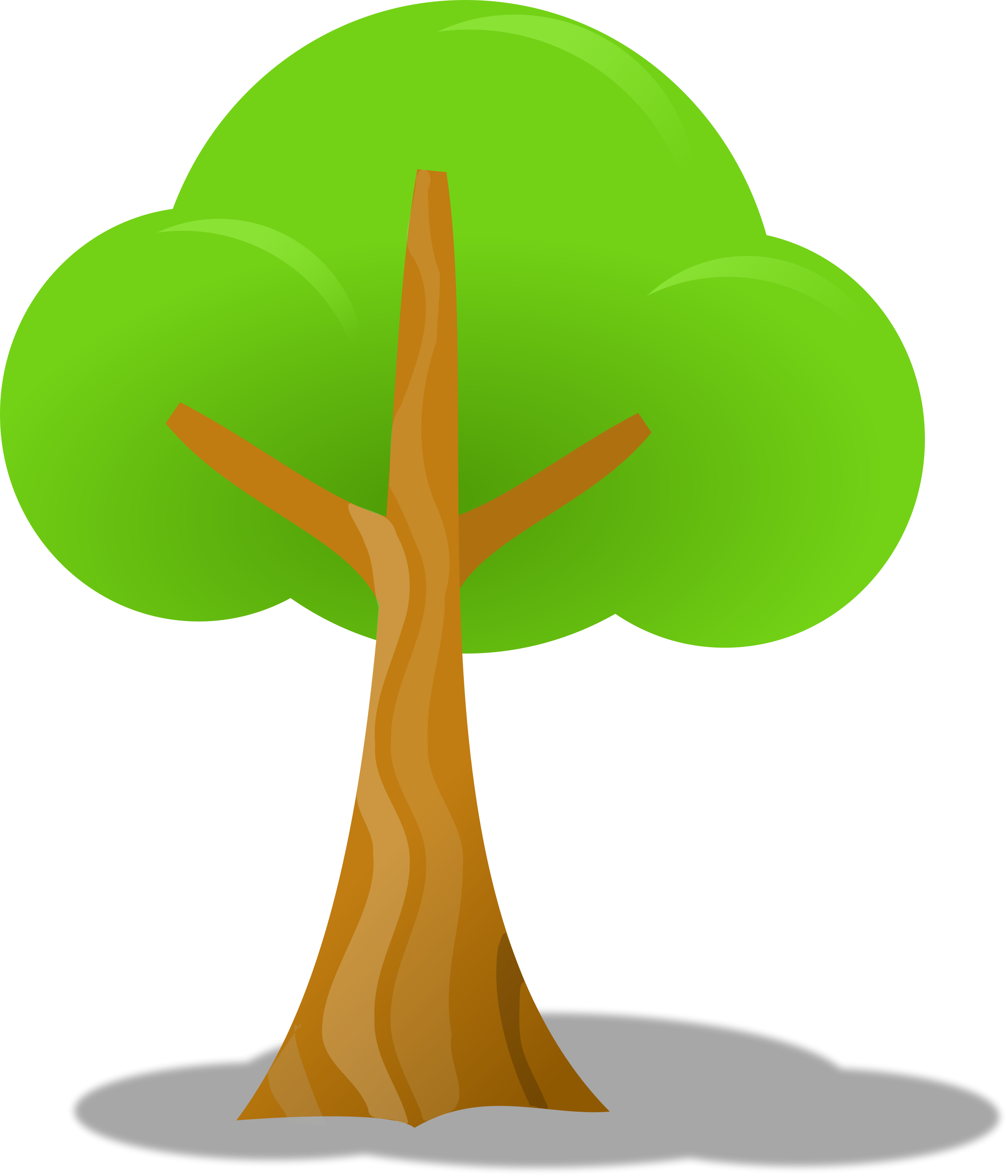 Nature Clipart Simple Tree - Tree Clip Art (2571x3000)
