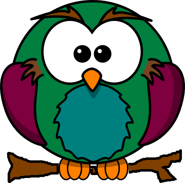 Cartoon Owl (600x594)