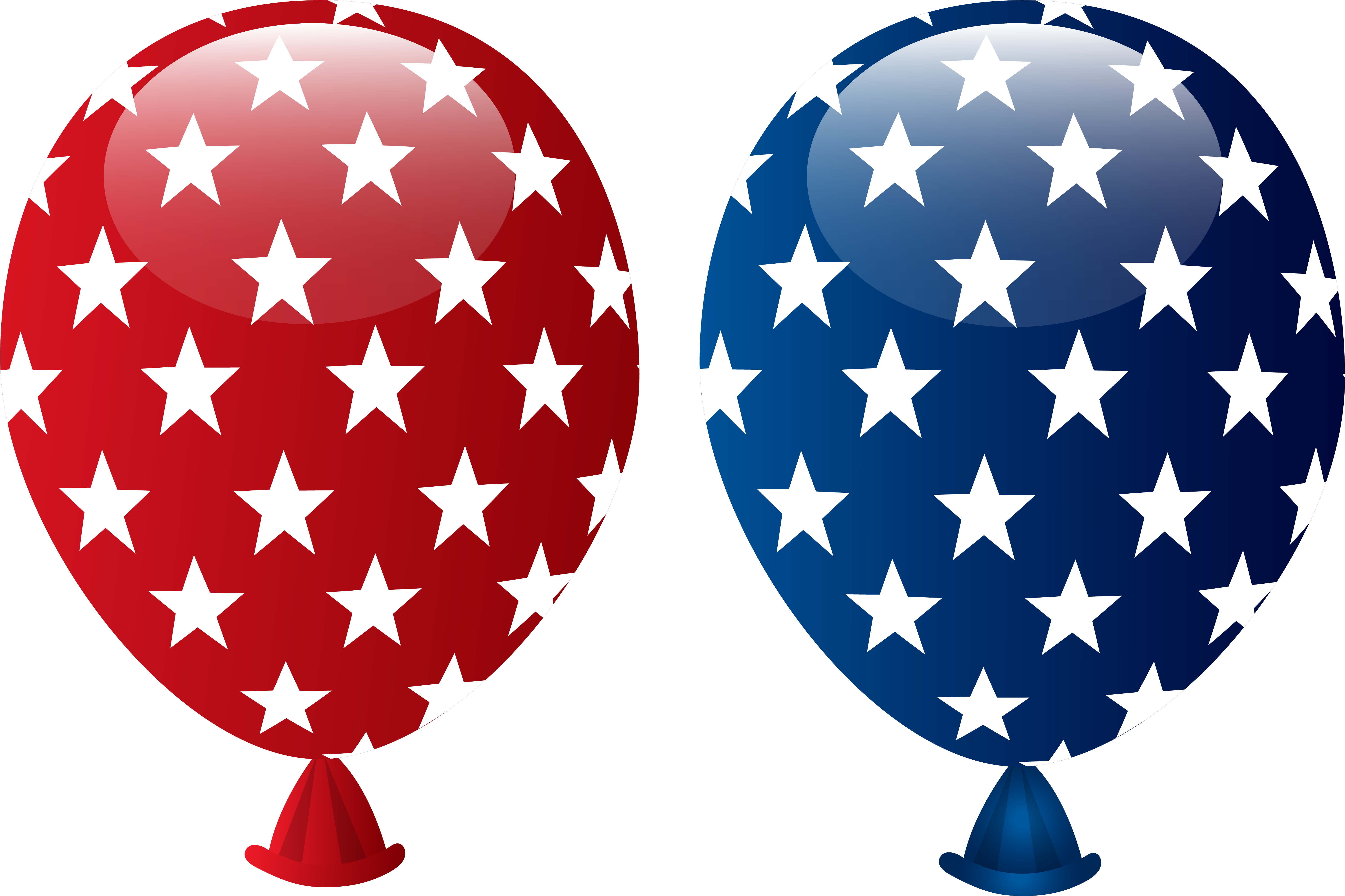 0, - 4th Of July Balloon Clipart (6329x4270)