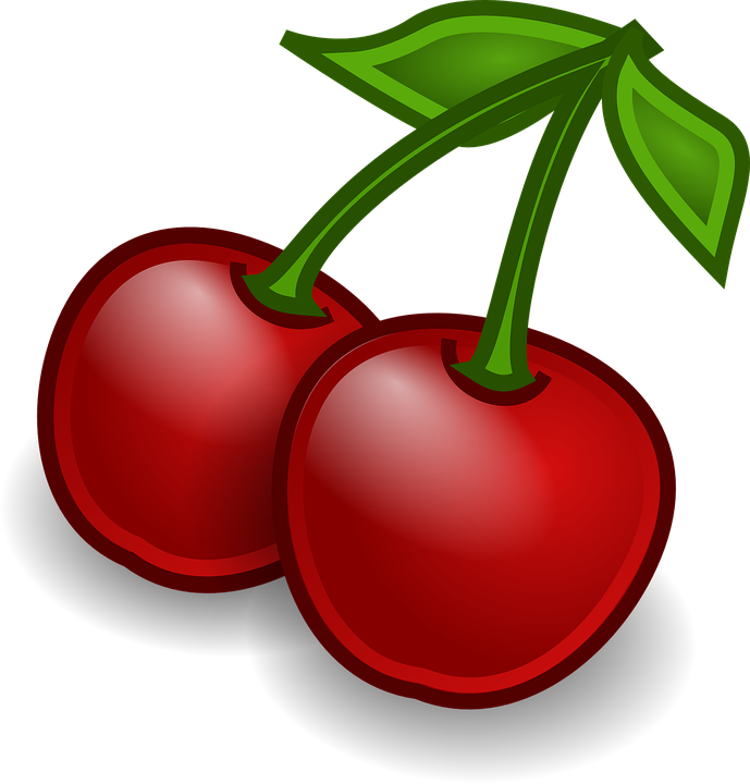 Cherry Clipart Png Icon - Fruit Clip Art (689x720)