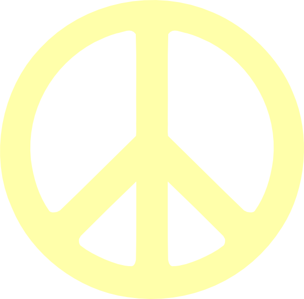 Peace Sign Clip Art Images Clipart - Peace Sign High Res (600x591)