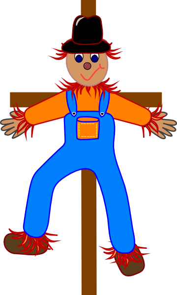 Clip Art Of Scarecrow (360x600)