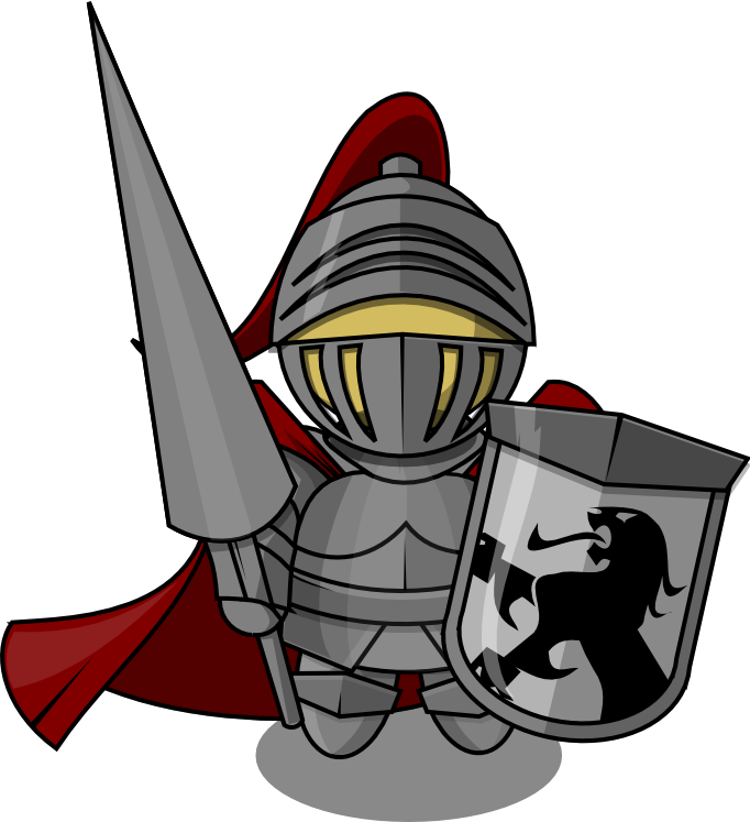 Knight Free To Use Clip Art - Knight Clipart Transparent (682x747)