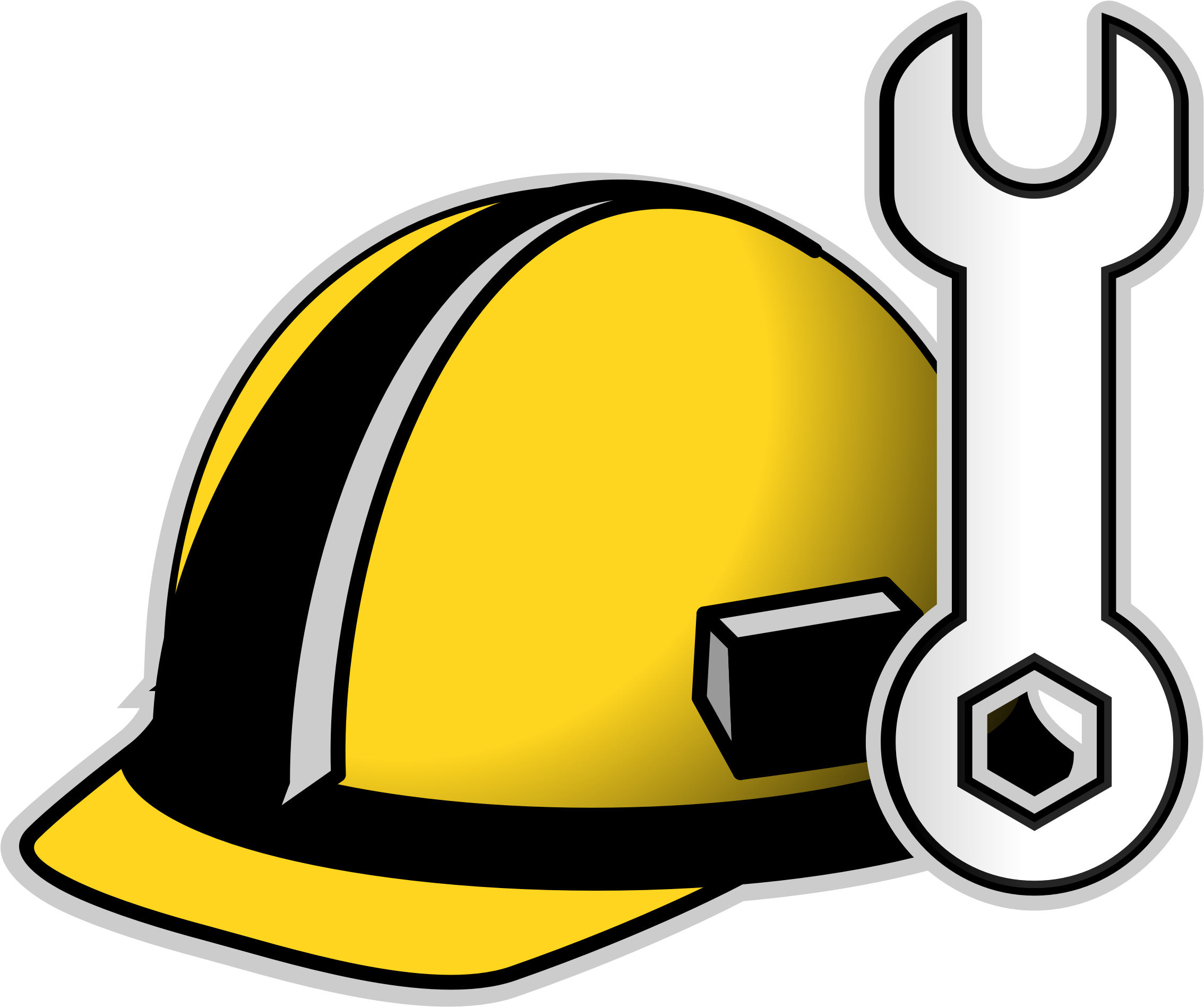 Penguin Clipart Photos And Images - Hard Hat Clip Art (2268x1896)