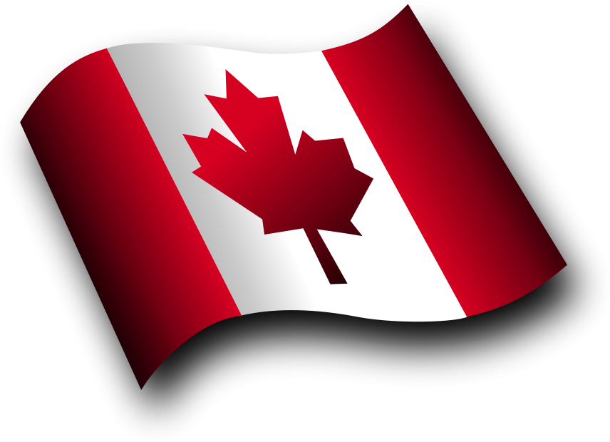 Flag Canada Symbols Clip Art Dromfgp Top - Canada Flag Waving Png (900x675)