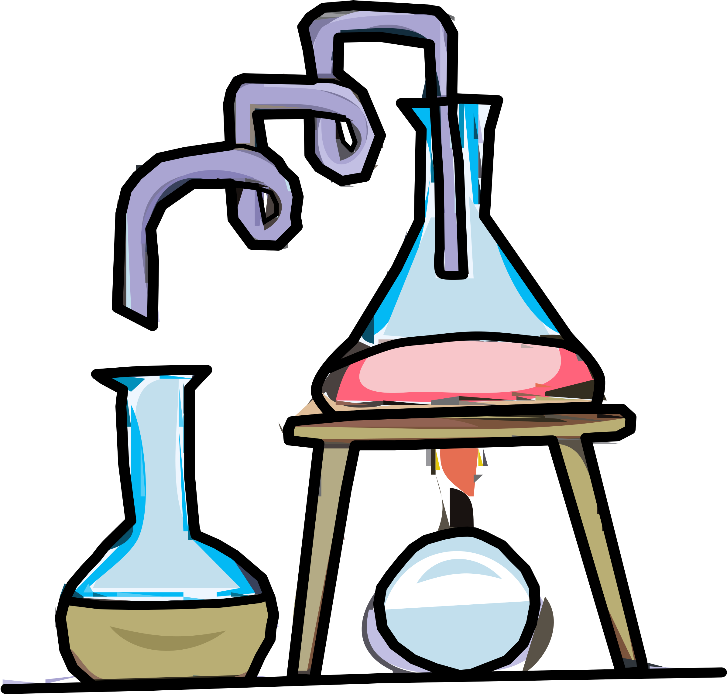 Big Image - Science Test Tube Clipart - (2400x2283) Png Clipart Download. 