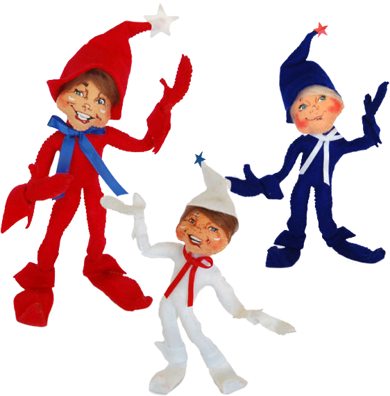 Patriotic Elf Trio - Elf (600x600)