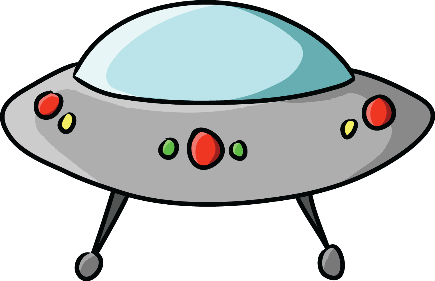 Images For Clipart Alien Spaceship - Spaceship Clipart (1524x986)