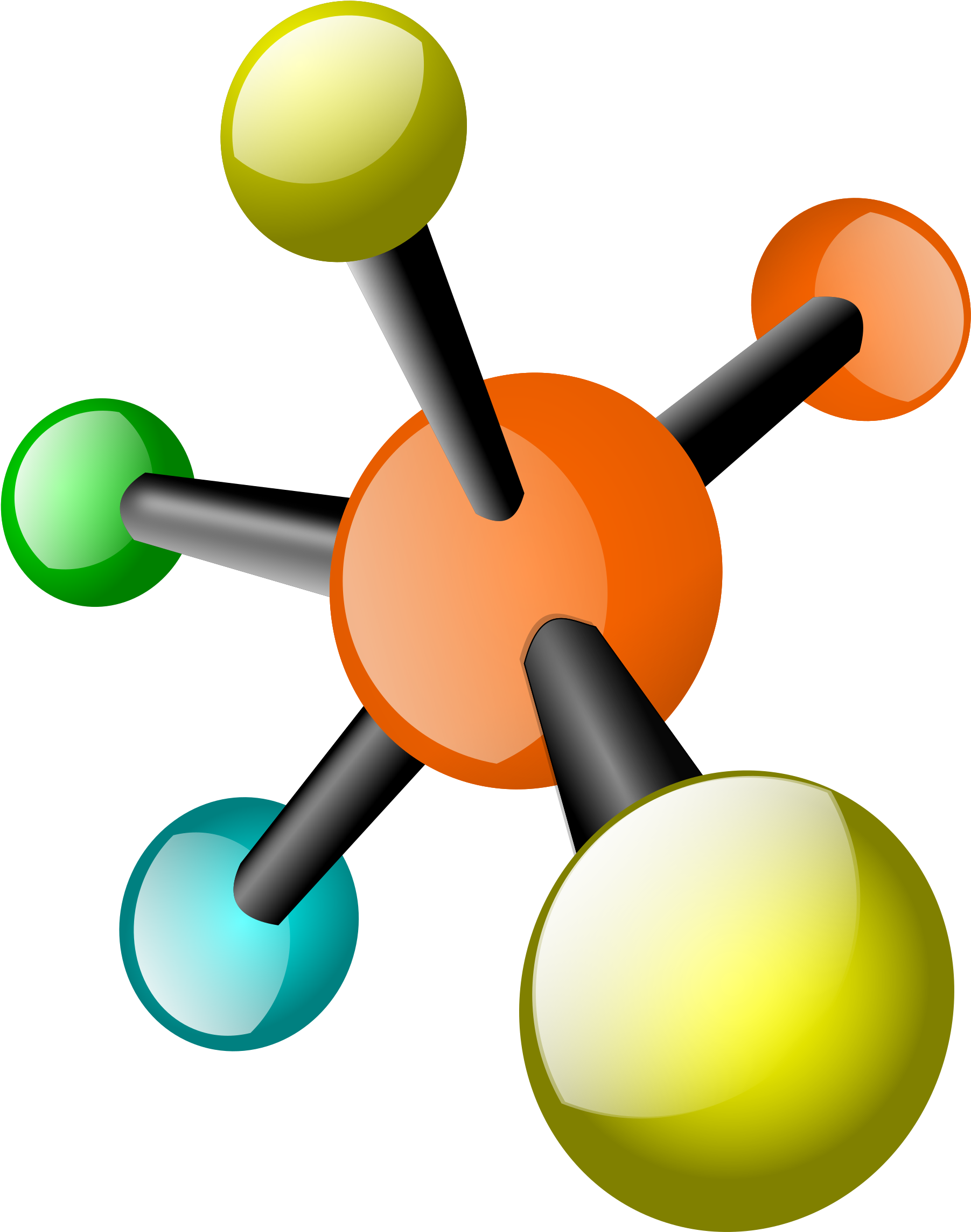 Free Vector Molecules - Organic Chemistry Clip Art (1892x2400)