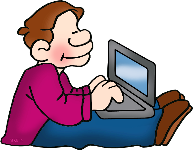 Digital Story Telling - Writing An Email Clipart (648x499)