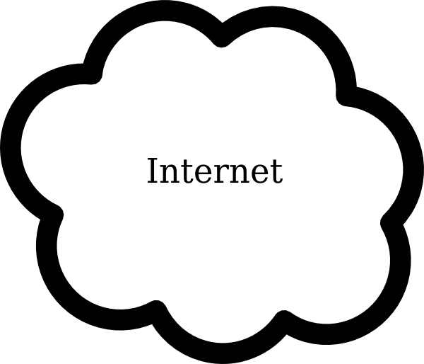 Internet Cloud Icon Png (600x514)