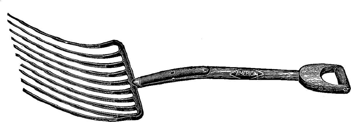 Living On A Farm, Or On Lots Of Acreage, One Of These - Vintage Farm Tools Clipart (1600x682)