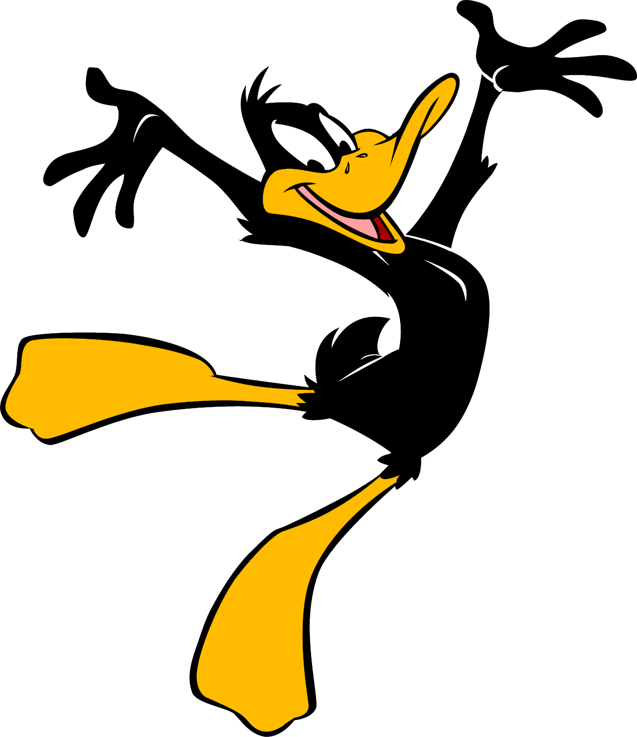 Looney Tunes Clip Art - Daffy Duck Happy (1772x2480)