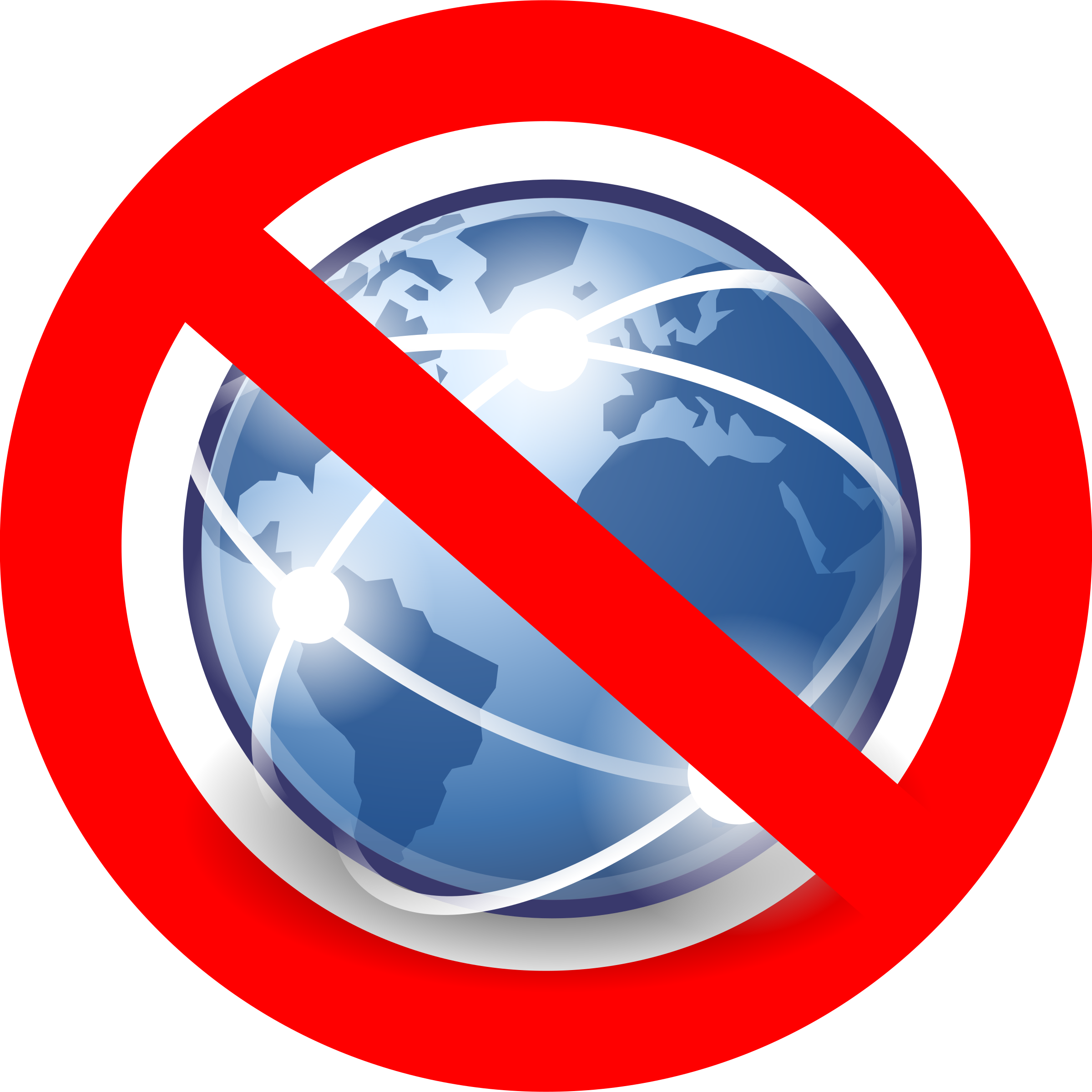 No Internet Clipart - No Internet Icon Png (2400x2400)