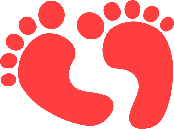 Baby Feet Clip Art - Daddy To Be Baby Onesies (728x539)