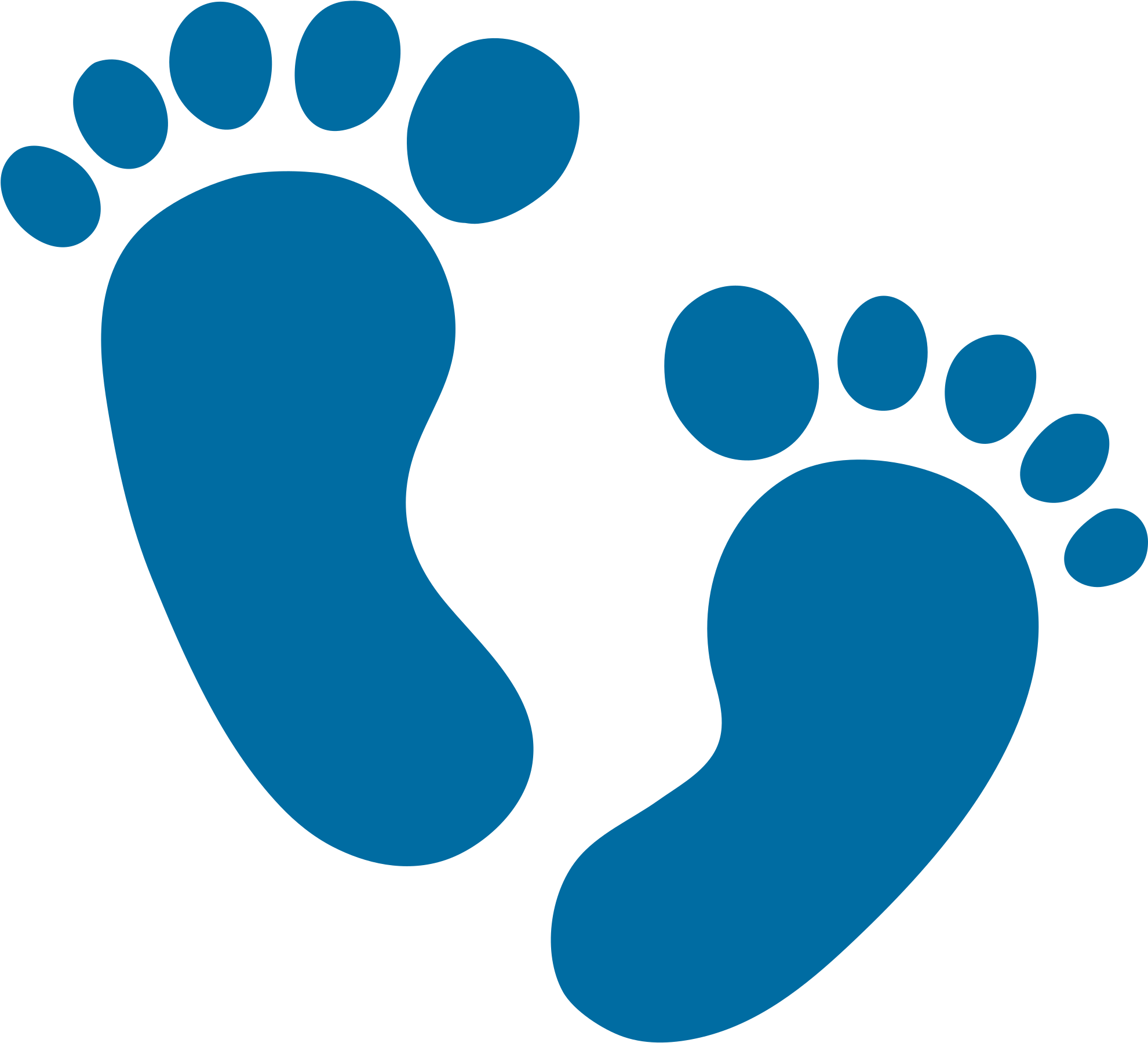 Footprint Emoji Infant Clip Art - Footprint Emoji Infant Clip Art (2000x2000)