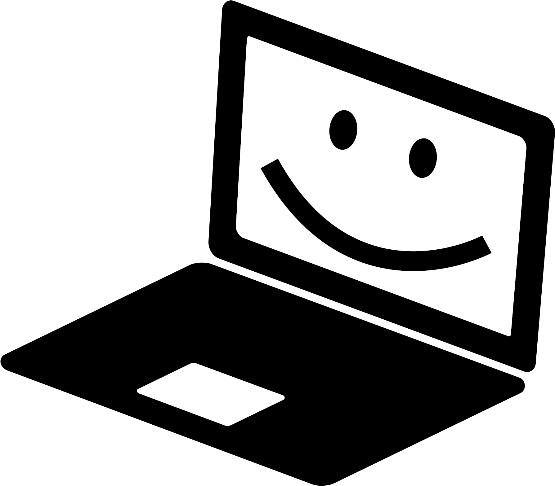 Nothing Is Worse Than Getting A New Notebook That Has - Black And White Computer (2400x1697)