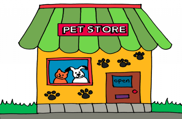 Clipart Ope - - Clip Art Pet Store (640x420)