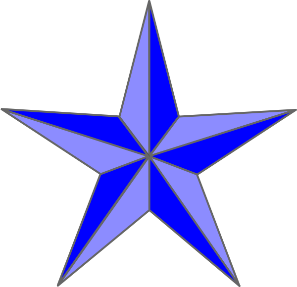 Blue Nautical Star Clip Art - Green And Black Nautical Star (1024x990)