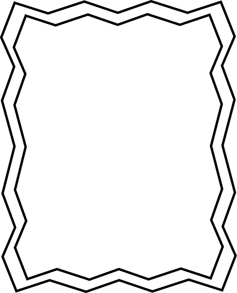 Halloween - Clipart - Black - And - White - Borders - Frame Black And White (772x955)