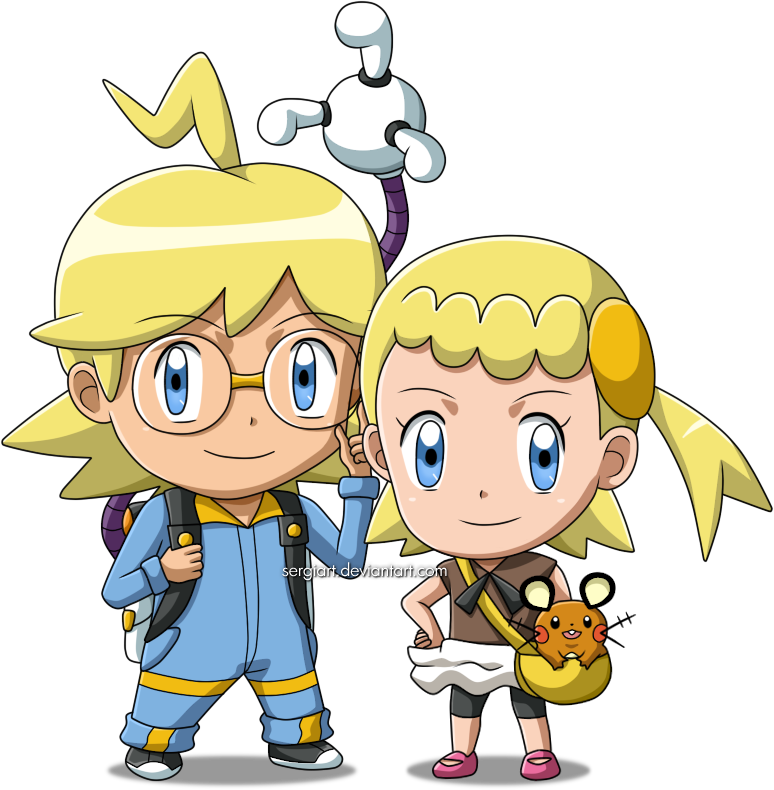 Chibi Clemont/lem And Bonnie/clem By Sergiart - Chibi Clemont (774x790)