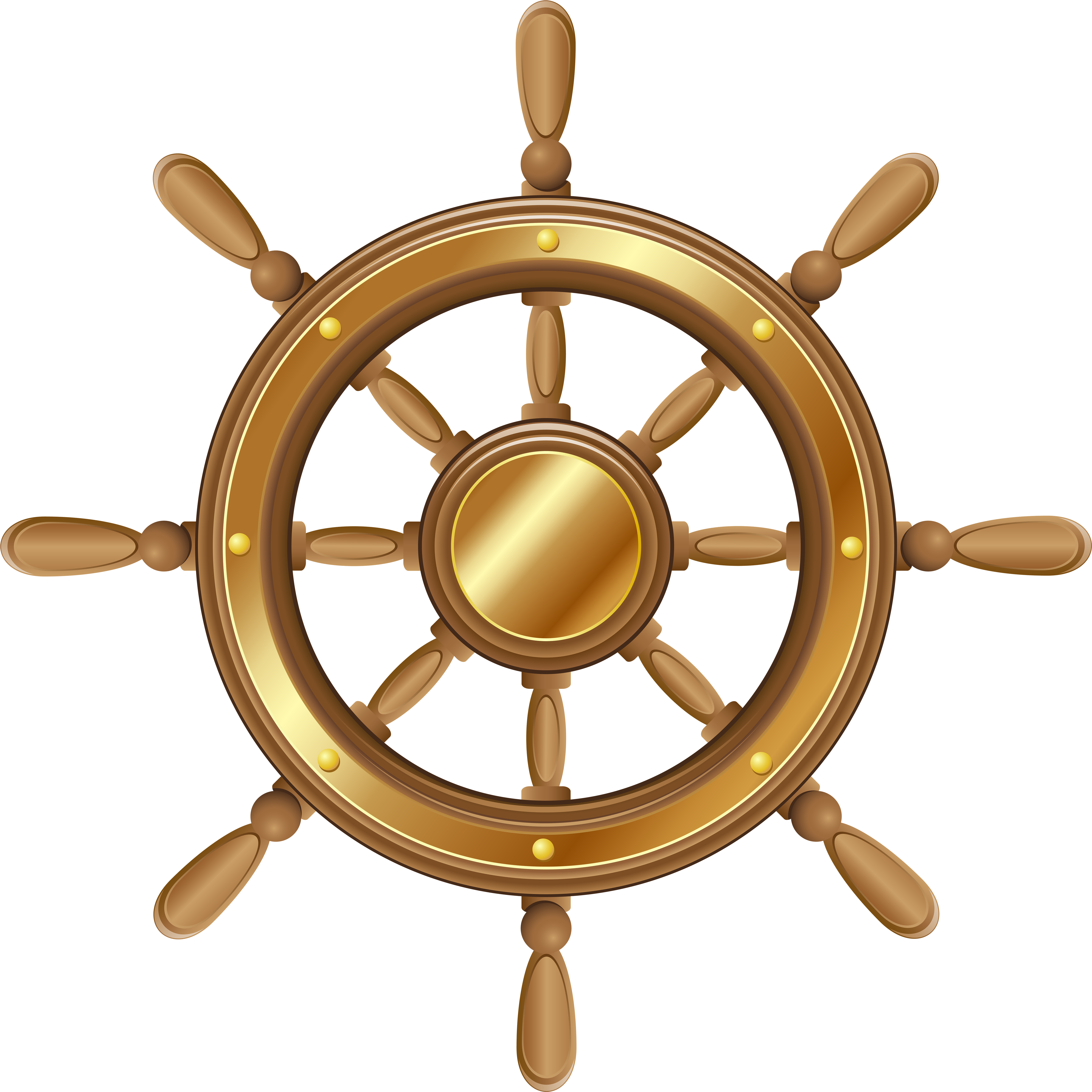 Nautical Clip Art, Perfect For Diy Creative Projects - Boat Steering Wheel Png (6000x6000)