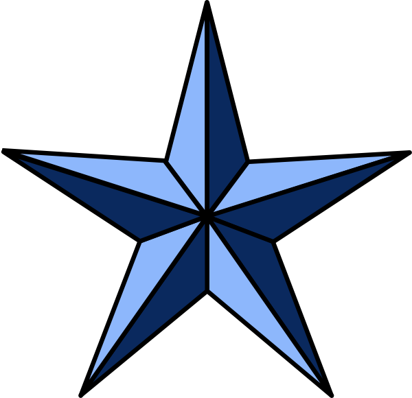 Original Png Clip Art File Wla Nautical Star Svg Images - 5 Point Star (850x822)