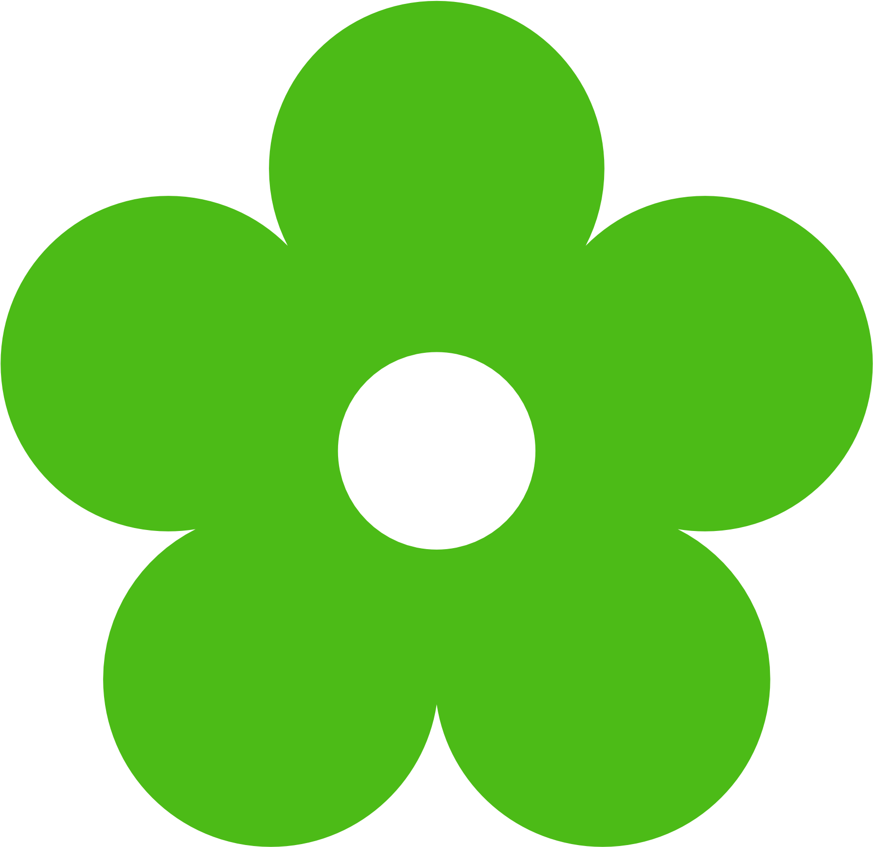 Flowers Clipart Wosqgv Clipart - Green Flower Clipart (1969x1952)