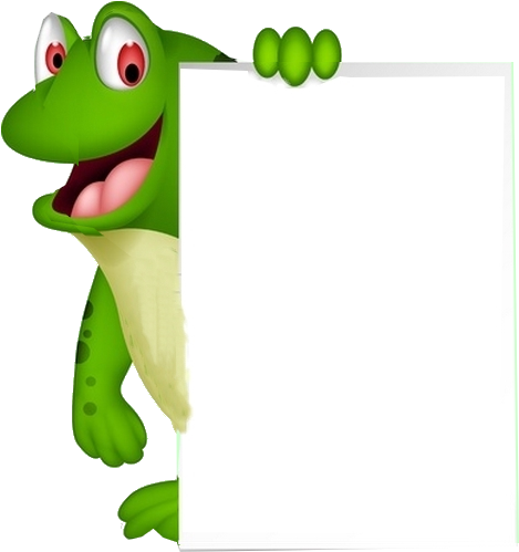 Frog Border Clipart Labels Signs Pipes Scrap Border - Frog Border Clipart (500x542)