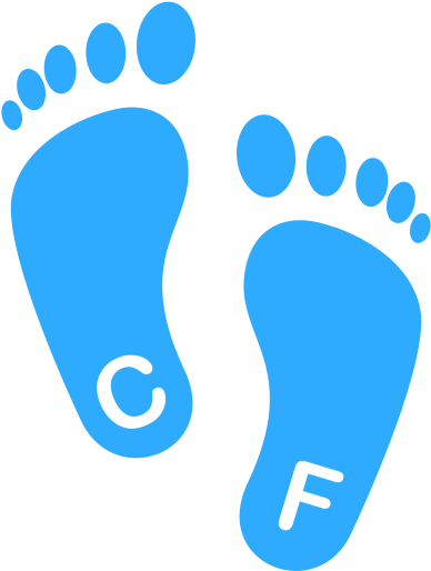 Footprint Clipart Sponsored Walk - Logo Of 2 Footprints (578x620)